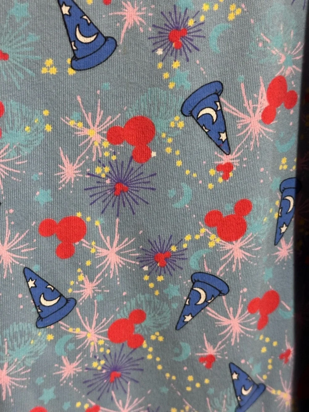 Disney Light Blue Printed Tank nightie  sz xl with Red Mickeys - Picture 9 of 9